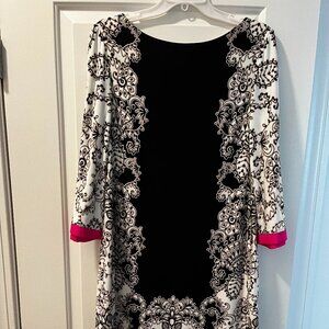 Eliza J Pink Trim Dress